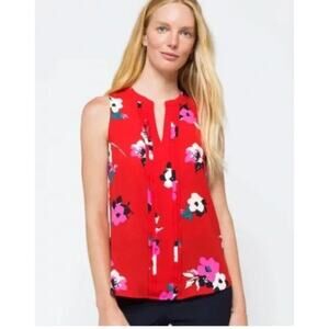 41 HAWTHORNE STITCH FIX floral blouse Medium M